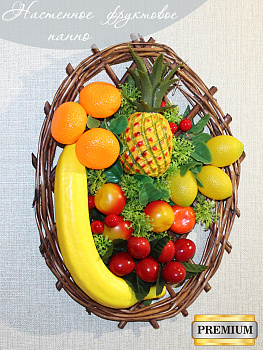 Фрукты на панно