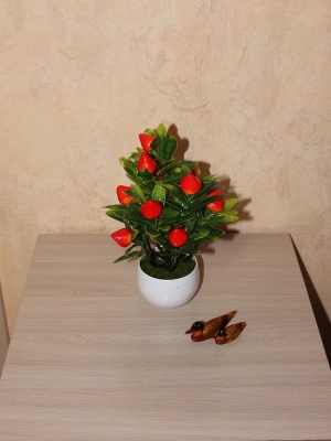 Клубника в горшке