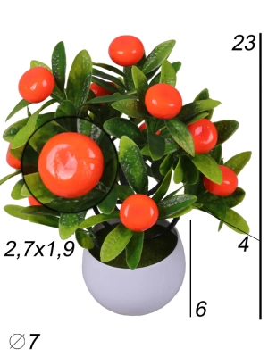 Мандарин в горшке