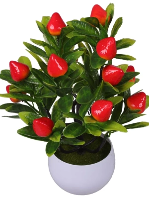 Клубника в горшке