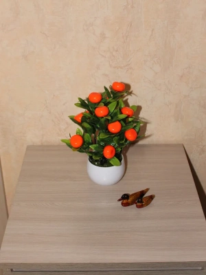 Мандарин в горшке